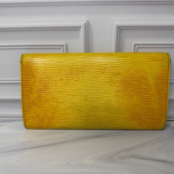 Louis Vuitton Yellow and Purple Epi Sarah Leather Long Wallet | Full Inclusion - Picture 3 of 10